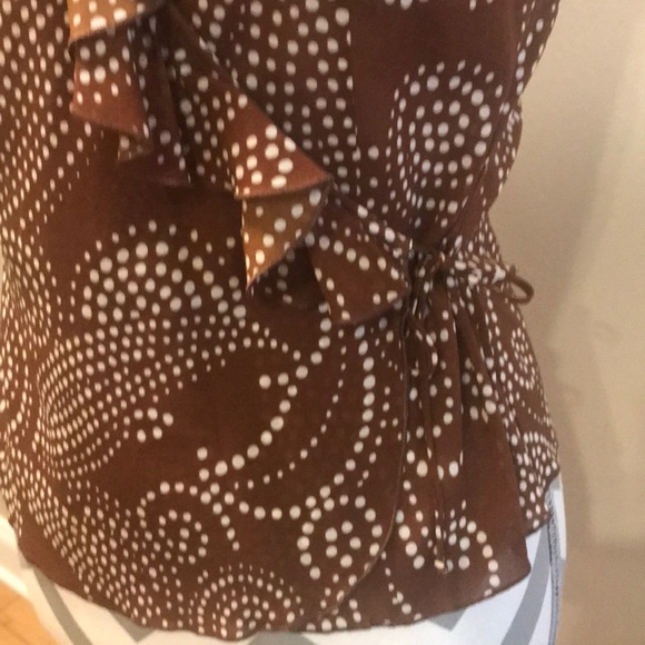 Trina Turk wrap blouse - Picture 4 of 7